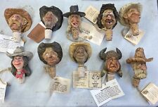 Spit N Whittle - Chris Hammock Bottle Carved Cork Stoppers - 10 NEW Models picture