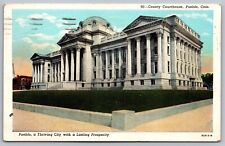 County Courthouse Pueblo Colorado Co Postcard picture
