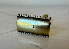 1920’s Old Type Gold Ball End Safety Razor/ 3 Piece/Hairline Crack Special picture