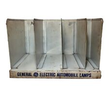 Vintage GE General Electric Store Display Automobile Lamps Advertising Metal picture