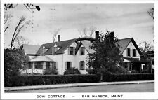 1977 Dow Cottage Bar Harbor Maine Vtg RPPC Postcard picture