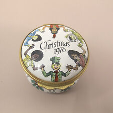 CARTIER 1976 Christmas Enameled Trinket Box PEACE ON EARTH picture