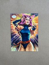 2019 UD Marvel Avengers Endgame sketch card Psylocke by Fabian Quintero picture
