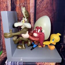 VTG 1996 Warner Brothers Studio Store Looney Tunes Book End Stand READ PLEASE picture