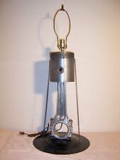 Large Vintage Handmade Piston Connecting Rod Table Lamp Old Repurposed Engine picture