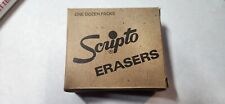 Box of Vintage Scripto Erasers - J-270 for P900 Pencils - 12  4-packs (48 total) picture