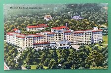 Bon Air Hotel Augusta, Georgia, Vintage Linen Postcard. 1945 Message on Back. picture