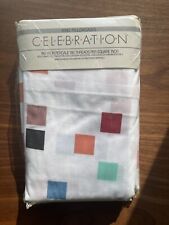 Vintage Celebration 80s 90s Retro King Pillowcase Set NOS  picture