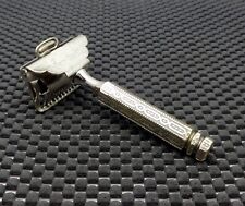 Vintage Ever Ready Single Edge Safety Razor Art Deco Handle Ornate Clean picture