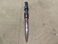 WWII GERMAN K98 RIFLE BAYONET SCABBARD, FROG AND FILLER TOP picture