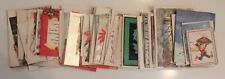 Lot (105) 1940's/50's Vintage Christmas Greeting Cards Used  picture