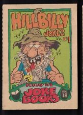 1970 Topps FUNNY LI'L JOKE BOOKS - Hillbilly Jokes No. 1 - Volume 18 picture