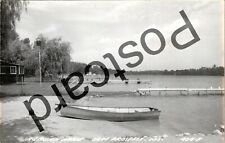 RPPC, Auburn Lake, NEW PROSPECT WI, L.L. Cook 409-F, postcard jj041 picture
