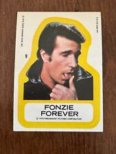 1976 Topps Happy Days Sticker #9 FONZIE FOREVER picture