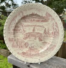 Vtg  Vernon Kilns Transferware Plate/ Souvenir South Carolina Historical Scenes picture