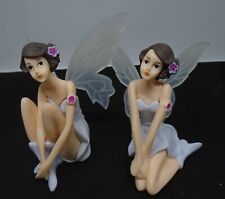 Fairy Angel Figurines PVC Amosfun Brand Cake Topper 2pcs  Decoration Collectable picture
