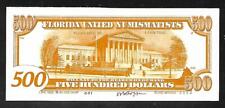JSG Boggs Art Note - Extremely Rare $500 ((#1 note))  FUN Show 2002 picture