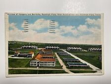 1937 Airview Of Hangars And Barracks Randolph Field Texas Postcard picture