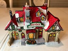 Lemax 2000 Village Collection Santas Sleigh Station Retired Light Up Christmas picture