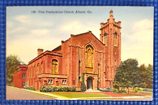 Vintage c1930s First Presbyterian Church Atlanta Georgia Postcard picture