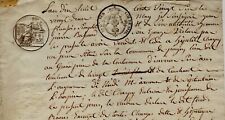 1826 Doubs Pugey Notarial Deed SIMPLE BASSAND CHARPY Meadow Sale picture