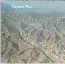 Aerial View Telegraph Pass Agricultural Area East Of Yuma AZ Vintage Postcard picture