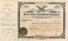 Black River Telephone Co. - 1900-1902 dated New York Utility Stock Certificate - picture