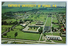 c1950's Air View Catholic University of Ponce Puerto Rico Unposted Postcard picture