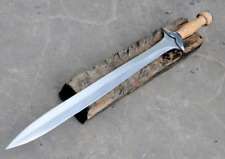 Custom Handmade Combat Greek Xiphos Sword D2 Steel Blade Sword with Sheath picture