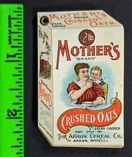 Vintage 1900 Mother's Crushed Oats Celluloid Pocket Calendar picture