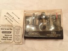 GENERAL No. S-389-4, WIGGLER CENTER FINDER 4 pc. SET w/Instructions & Pouch picture
