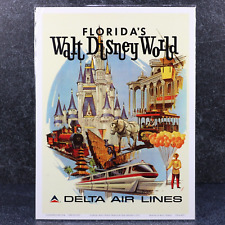 Florida's Walt Disney World Delta Airlines Advertising Print Dan Sweeney Sealed picture