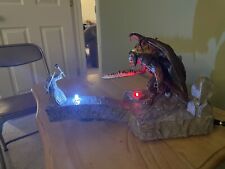 Balrog Vs Gandalf Statue Lord Of The Rings Resin Diorama Lighted Approx 12x8 picture