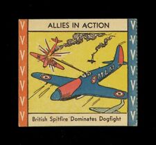 1940 R11 WH BRADY ALLIES IN ACTION #AA-92 BRITISH SPITFIRE DOMINATES DOGFIGHT HQ picture
