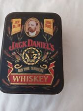 Jack Daniels Old Time Tennessee No 7 Whiskey Tin Box Hudson Scott & Sons Vintage picture