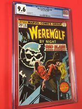 WEREWOLF BY NIGHT # 30 CGC 9.6 (1975)  RED  SLASH ACROSS MIDNIGHT HORROR BEAUTY picture