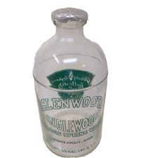 Vintage Glass Water Bottle Glenwood Inglewood  1/2 Gallon Cap Minneapolis MN picture