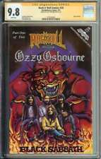Rock n' Roll Comics #28 SS CGC 9.8 Signed Ozzy Osbourne Auto Black Sabbath picture