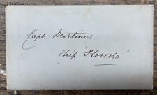 1860 Liverpool, England, Mayor’s Thank You Note to Sea Captain for Donations picture