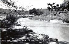 RPPC Pammel State Park, Winterset Iowa- c1950s Photo Postcard picture