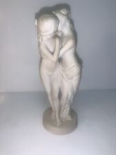 Antique Cupid And Psyche Porcelain Bisque Statue 6 1/4” *Read* picture