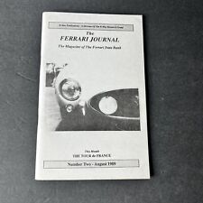 Ferrari Journal The Ferrari Data Bank Magazine # Two August 1989 Tour de France picture