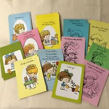 Lot of 26 Vintage Norcross Rosey & Edith Greeting Cards Unused picture