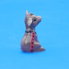 Hagen Renaker Miniature BURRO IN HARNESS Vintage Mule Donkey Figurine picture