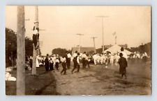 RPPC 1909. STREET SCENE. DESCHLER, NEBRASKA. POSTCARD. DC25 picture