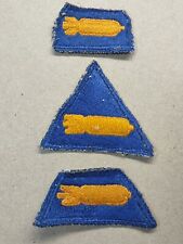 WW2 U.S. Air Air Force (USAAF) Bomb Specialist/Armorer Patch, Original, lot of 3 picture