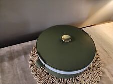 Vintage Royal Satin Green Therm O Ware Insulated Covered Bowl Ice Bucket picture