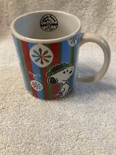Vintage Snoopy Coffee Mug, Creamic, Holiday Theme, Celebrate Peanuts 60 Years. picture