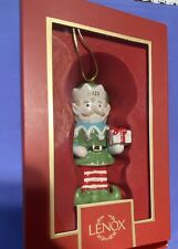 New in box Lenox 2021 Christmas Annual Nutcracker Elf Ornament Limited Edition picture