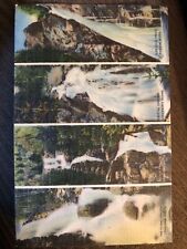 Vintage Linen Postcard Greetings From The White Mtns, NH Waterfalls, And Cascade picture